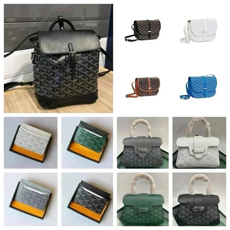 Coated canvas mini bag